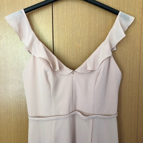 MONIQUE LHUILLIER BRIDESMAIDS Keira Backless Gown - Picture 9 of 12